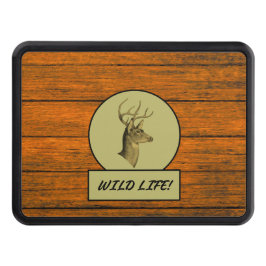 Buck Head Wood Grain Lastbil Hitch Cover Dragkroksskydd