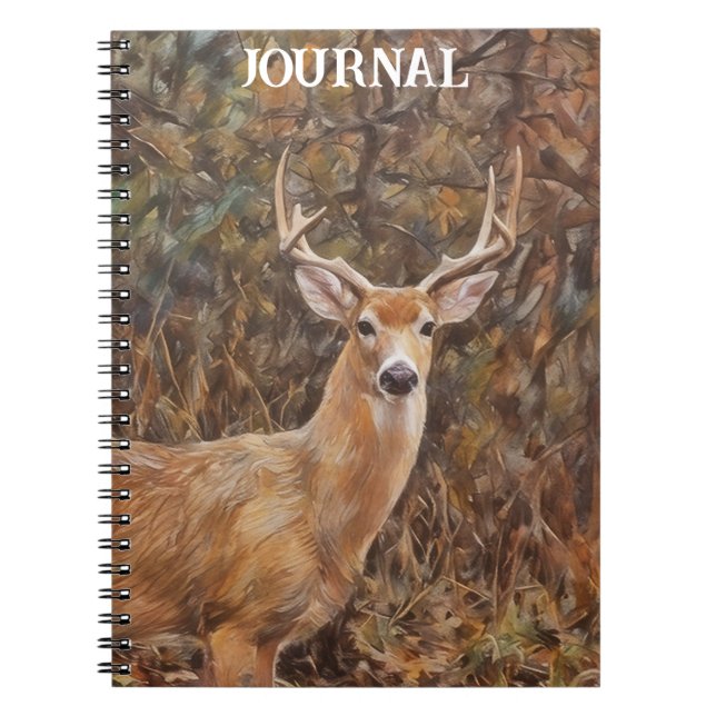 Buck Hjort Art Personal Journal bärbar dator Anteckningsbok (Framsidan)