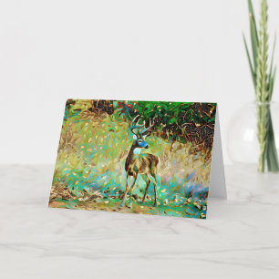 Buck Hjort Fantasy Dream Art Note Card Kort