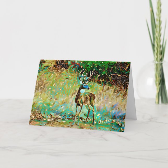 Buck Hjort Fantasy Dream Art Note Card Kort (Framsida)