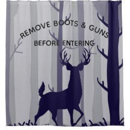 Buck Hjort Foggy Forest Scene