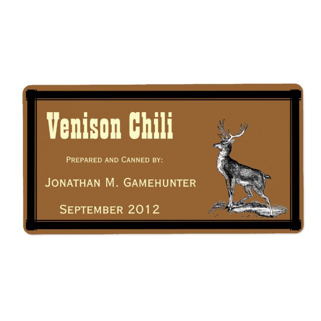 Buck Hjort on Brown Canning Fraktsedel (Framsidan)