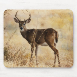 Buck Hjort Vild Animal Mousepad Musmatta