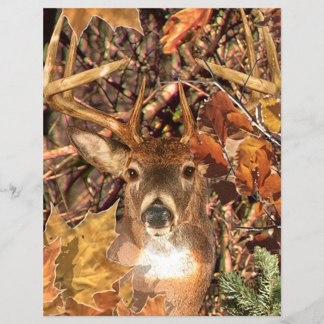 Buck i Camo White Svan Hjort Reklamblad (Framsidan)