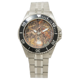 Buck i Fall Camo White Svan Hjort Armbandsur