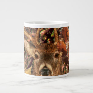 Buck i Fall Camo White Svan Hjort Jumbo Mugg