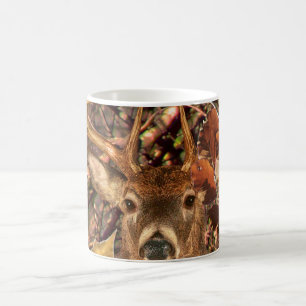 Buck i Hunter Camo White Svan Hjort Kaffemugg