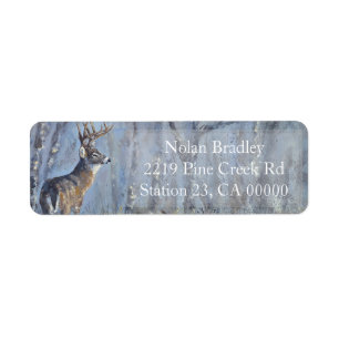 Buck Meadow Returadress Etikett