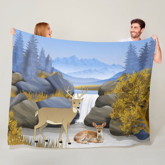 Buck n' Cozy Fleecefilt (På plats)