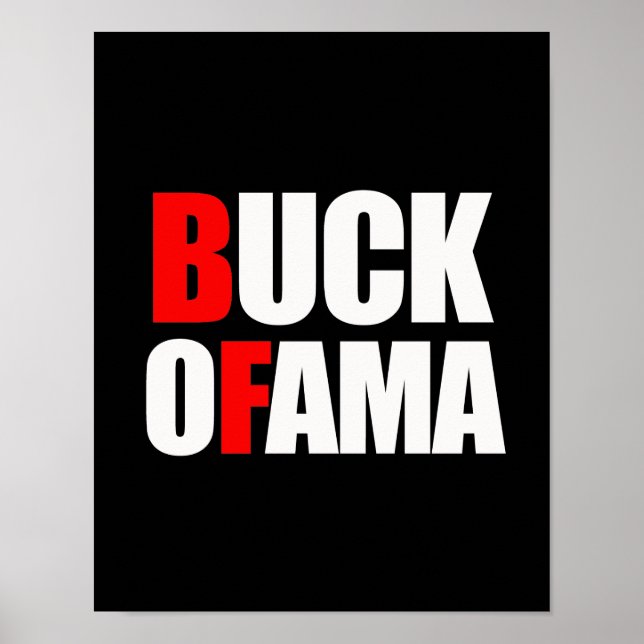 BUCK OFAMA POSTER (Framsidan)