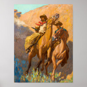 Buck Peters, Ranchman av Maynard Dixon Poster