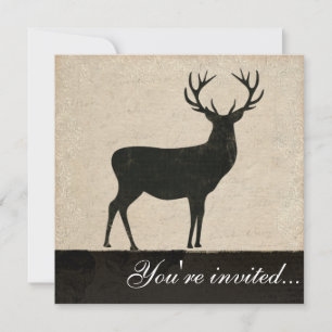 Buck Silhouette Black & Ivory Inbjudan