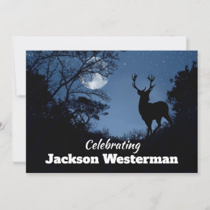 Buck Silhouette vid inbjudan till Nattemorial