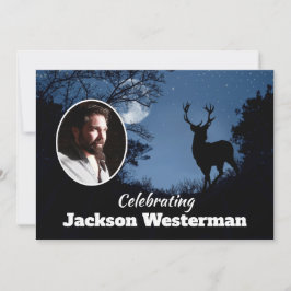Buck Silhouette vid    inbjudan till Nattemorial