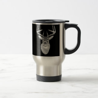 Buck trophy on Black White Svan Hjort Resemugg