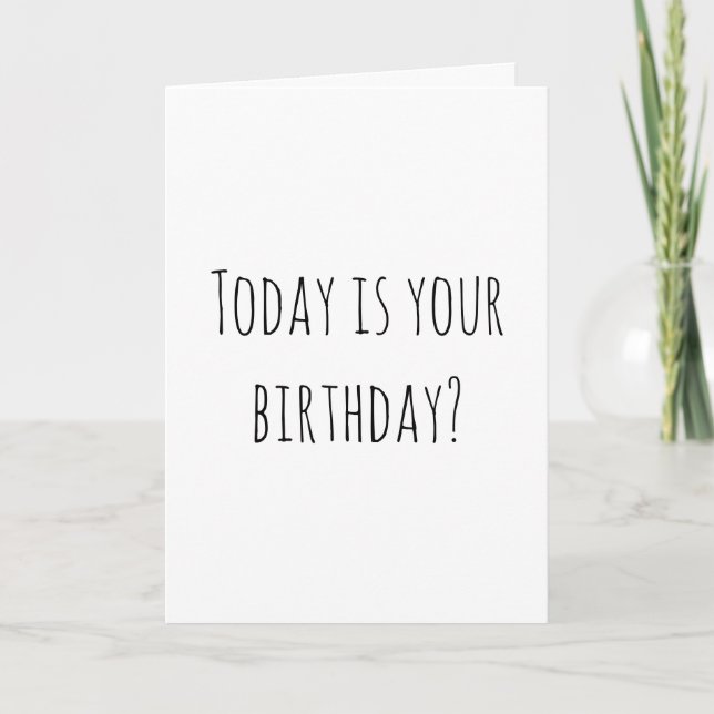 Buck Vild Birthday Kort (Framsida)