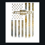 Buck Wear Chevy Camo Accent Flag 1 Poster<br><div class="desc">A vintage classic car poster perfect for decorating your home,  garage,  office,  or studio. This retro automotive artwork is ideal for car enthusiasts,  collectors,  and anyone who appreciates timeless classic car culture.</div>