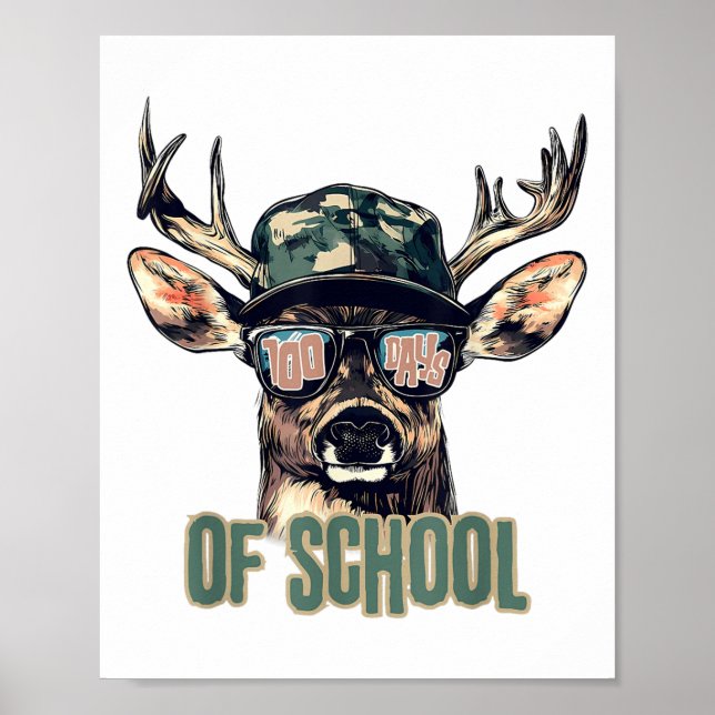 Buckade 100 dagar med Hjortar som jagade pojkflick Poster (Framsidan)