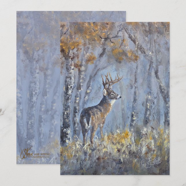 Buckängen Julkort (Fram/baksida)