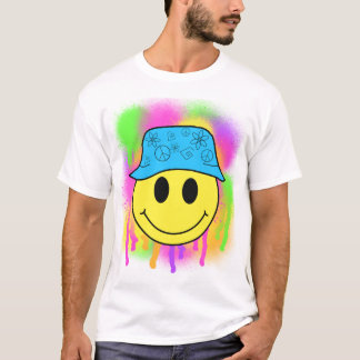 Bucket Hat Smiley T Shirt