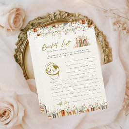 Bucket List Blommigt Bokar Bride and Groom Game