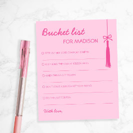 Bucket List Rosa Råd Grad Aktivitet Examen