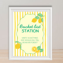 Bucket List Station Råd Lemon Examen