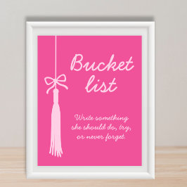 Bucket List Station Rosa Tofs Examenstavla Poster