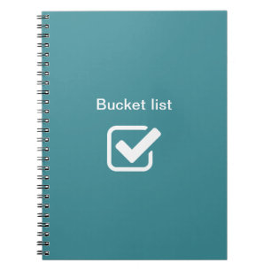 Bucket-lista - anteckningsbok