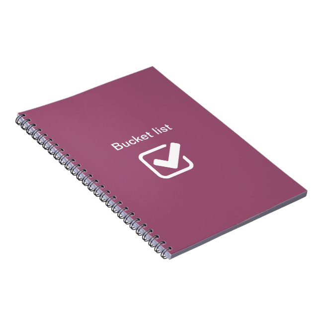 Bucket-lista - anteckningsbok (Högra Sidan)
