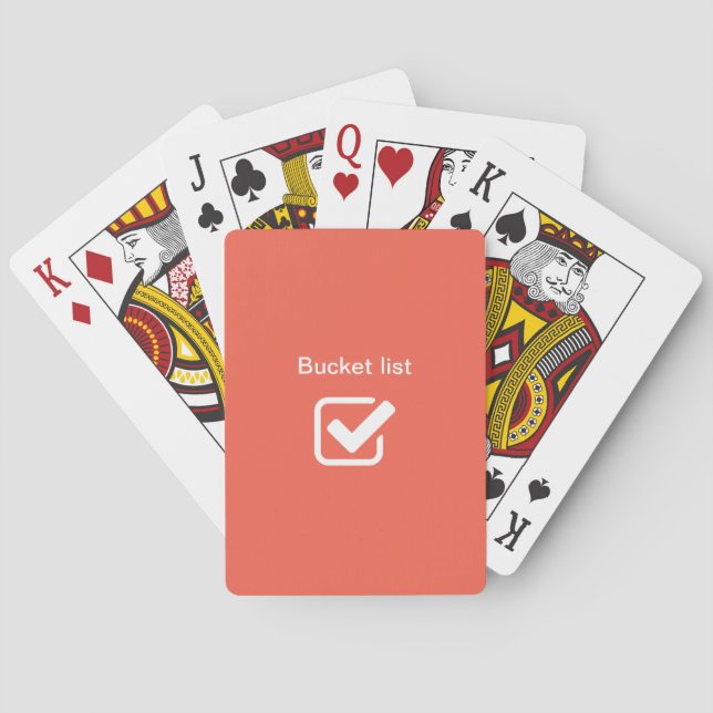 Bucket-lista - casinokort (Baksidan)