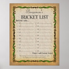 Bucket-lista Poster