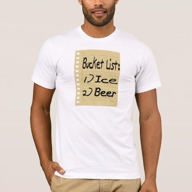 Bucket-lista T-shirt (Framsida)