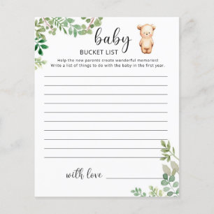 Bucket Little Bear Baby