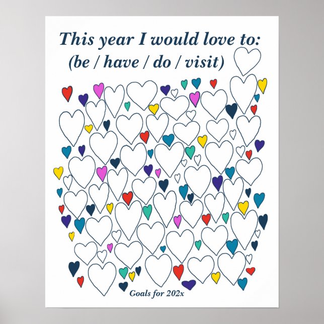 Bucket med motiveringsmål poster (Framsidan)