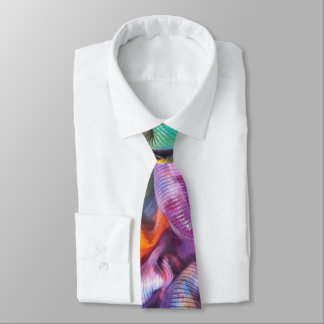 Bucket-o-Tiedye Rainbow Neck Tie Slips