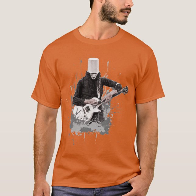 Buckethead rock vintage gift t shirt (Framsida)