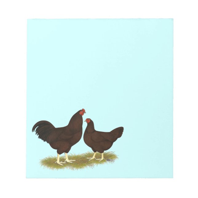 Buckeye Chickens Anteckningsblock (Framsida)