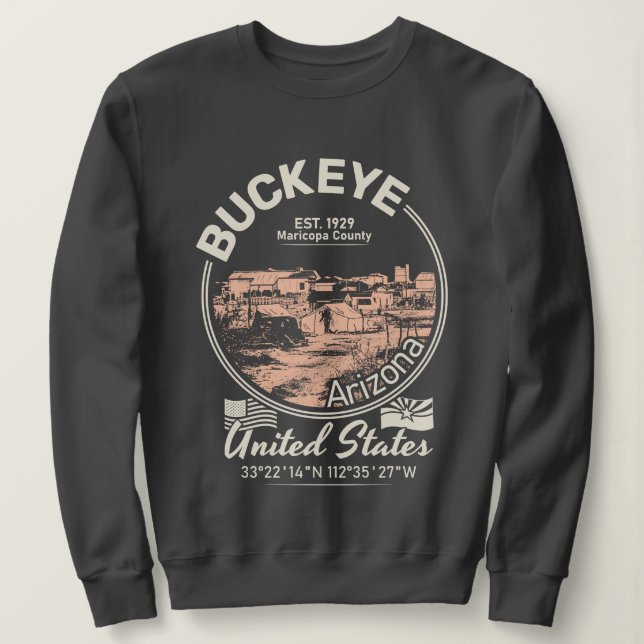 BUCKEYE CITY ARIZONA T SHIRT (Design framsida)
