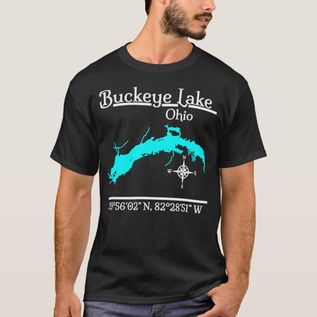 Buckeye Lake Ohio T Shirt (Framsida)