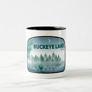 Buckeye Sjö Ohio Hjort Två-Tonad Mugg