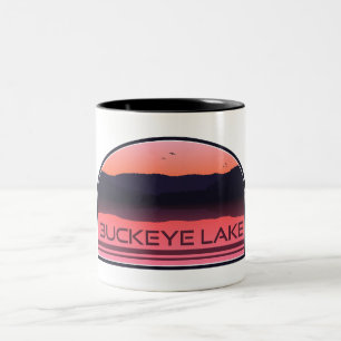 Buckeye Sjö Ohio Red Sunrise Två-Tonad Mugg
