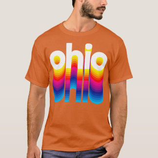 Buckeye-tillstånd Pride Rainbow Design I Kärlek Oh T Shirt