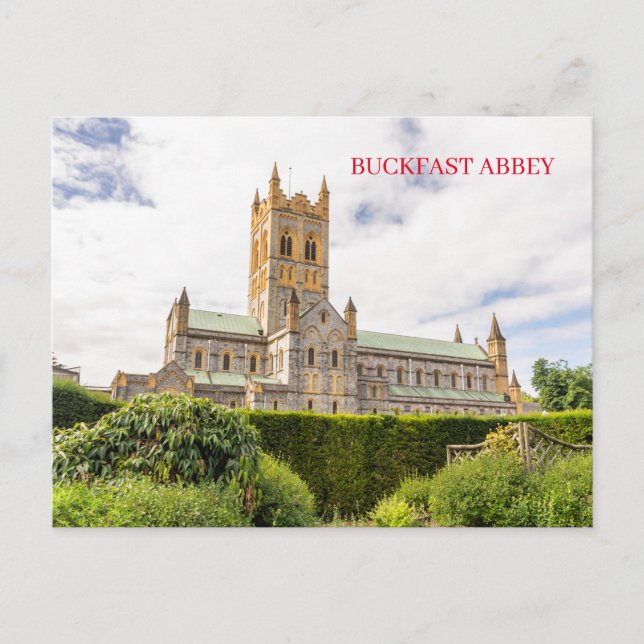 Buckfast Abbey vykortsvy Vykort (Framsida)