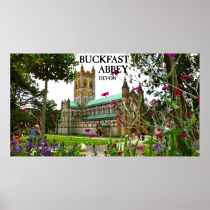 buckfastabbey, devon poster