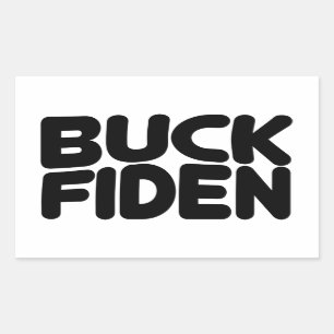 Buckfilt Rektangulärt Klistermärke