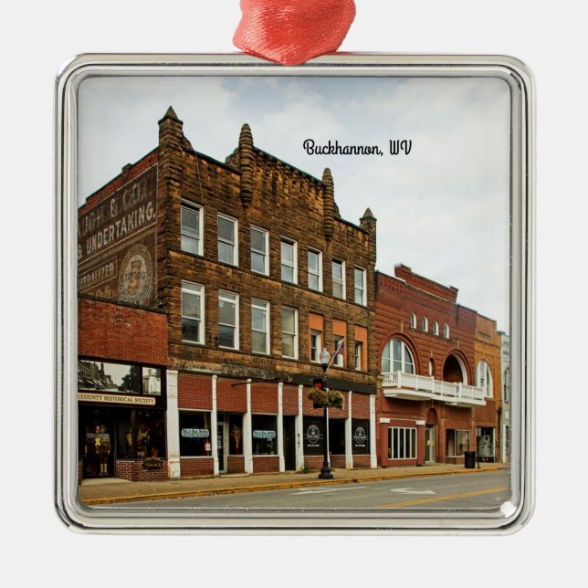 Buckhannon, West Virginia Julgransprydnad Metall (Framsidan)