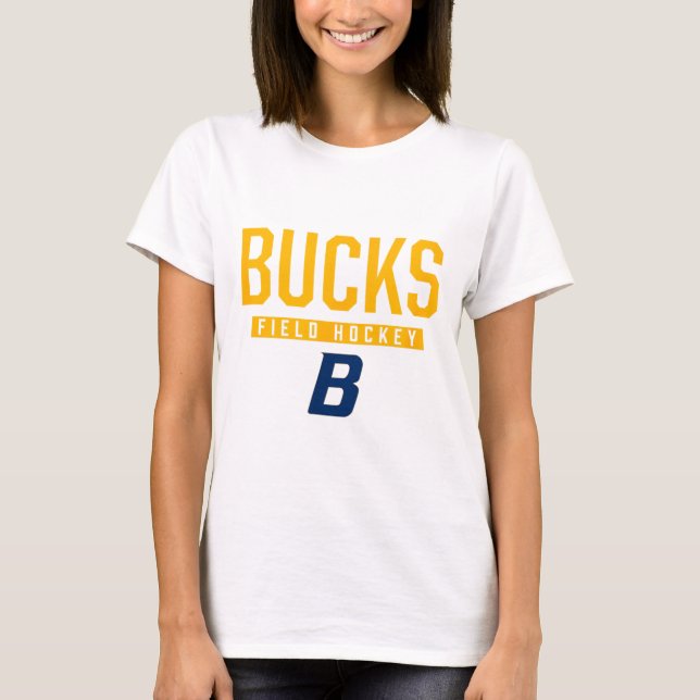 Buckhorn Bucks logotyp fälthockey Hs  T Shirt (Framsida)