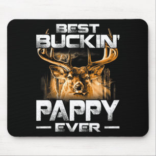 Buckin 'Pappy Alltid T-Shirt Jakt På Hjort Buckand Musmatta