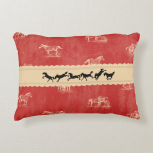Bucking Bronco Accent Pillow #1 Prydnadskudde